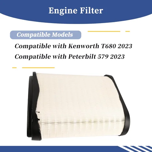 Miniatura 2 de Filtro de Motor D37-1061 Compatible con Kenworth T680 2023, Peterbilt 579 2023, Reemplaza D371061