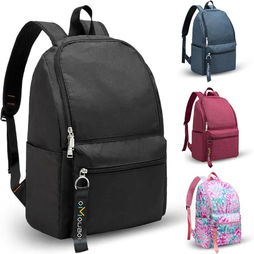 OMOUBOI Mochilas casuales Superbreak Mochila para laptop de 14 pulgadas para mujeres y hombres Apta para turismo y negocios (Negro)
