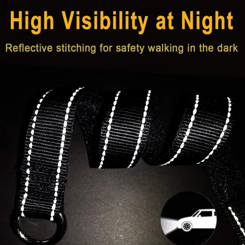 Miniatura 5 de Collar reflectante para perro, collar de perro con lazo para perros de 20 a 38 libras, collares de nailon con acolchado suave para entrenamiento