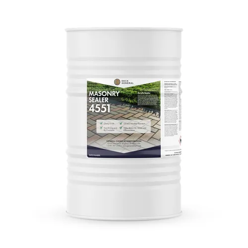 Miniatura 11 de DeckGeneral Sellador acrílico de mampostería 4551 - Sellador de pavimentador de patio para ladrillos y piedras naturales - Sellador hidrofóbico