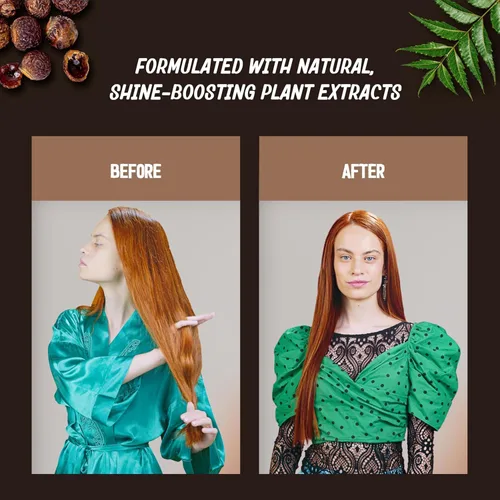 Miniatura 5 de Neem & Reetha Haircare Set - Champú y acondicionador hidratante, espesante, nutritivo, remedio herbario para cuero cabelludo seco y hebras, fórmula