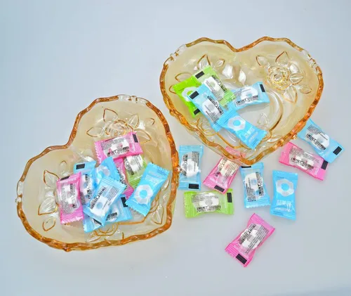Miniatura 5 de Gaolinci Tazón de vidrio en relieve en forma de corazón, ensaladera de frutas, cuenco de postre (juego de 2)