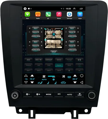 Miniatura 5 de Para Ford Mustang Radio Actualización 2010-2014 Android Estéreo Navegación Reemplazo 9.7 Pulgadas Pantalla Táctil Inalámbrica Carplay WiFi Cámara