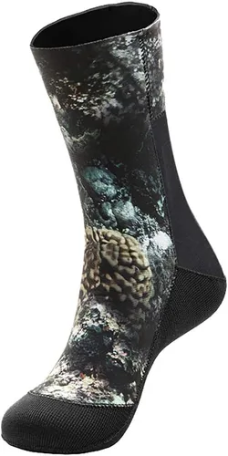 Miniatura 8 de Skyone Calcetines de neopreno con aleta de agua para buceo, 0.118 pulgadas para mujeres y hombres, calcetines térmicos de playa antideslizantes