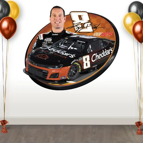 Miniatura 10 de Prime Party Joey Logano NASCAR - Juego de calcomanías de pared Gráficos grandes extraíbles de 32 pulgadas Equipo oficial Penske #22 Car 2X