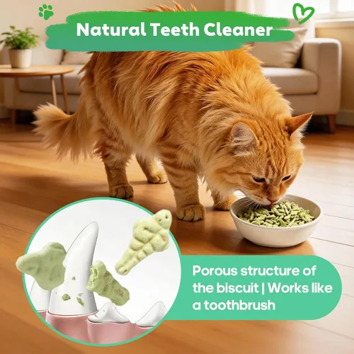 Miniatura 5 de Golosinas para gatos de interior con hierba gatera de 13.4 onzas con control de bola de pelo y cuidado dental, bocadillos naturales de pollo