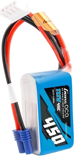 Miniatura 4 de Gens ace 3S Lipo Batería 11.1V 45C 450mAh Lipo Batería con EC2 Plug