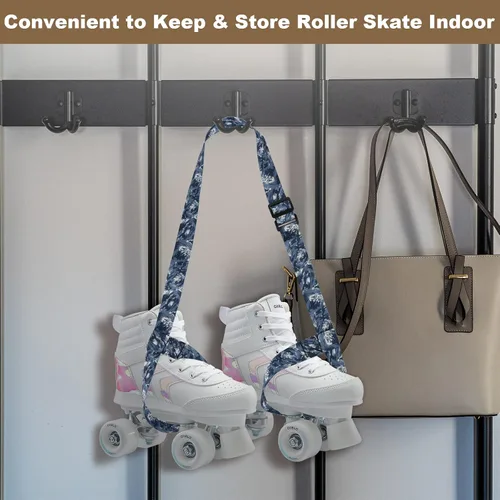 Miniatura 5 de Cosmos Correa ajustable para patinaje de patinaje, correa de portador de botas de esquí, correa de hombro para patines de hielo