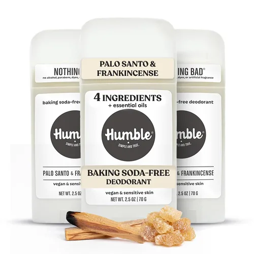 Miniatura 10 de HUMBLE BRANDS - Desodorante natural sin aluminio para mujeres y hombres, desodorante vegano sin crueldad, formulado para pieles sensibles, bergamota
