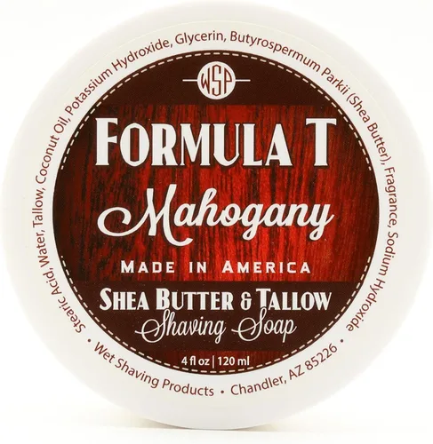 Miniatura 5 de Jabón de afeitar WSP Formula T (Barbería) 4 Oz Hecho con Manteca de Karité y Sarga