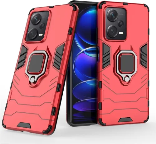 Miniatura 7 de Compatible con funda Xiaomi Mi Redmi Note 12 Pro Plus 5G, soporte de anillo de metal a prueba de golpes