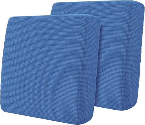 Miniatura 29 de Hokway Fundas de cojín elásticas para sofá Fundas de cojín para sofá Fundas de cojín de asiento de sofá Funda protectora de cojín(Chocolate, Mediano)