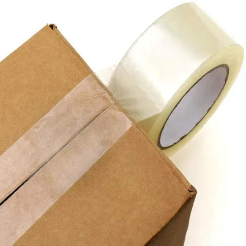 Miniatura 2 de Cinta de embalaje transparente resistente, 6 rollos de 2 pulgadas x 110 yardas (330 pies) por rollo de cinta de sellado de cartón para embalaje