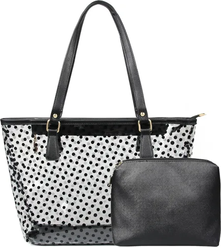 Miniatura 2 de MICOM Bolso de mano Neno con diseño de lunares, color caramelo