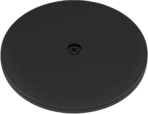 Miniatura 7 de 4 Piezas Negro 2 pulgadas Acrílico Lazy Susan Organizador Giratorio de Mesa con Rodamientos - Placa Giratoria Redonda para Estante de Especias