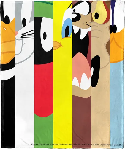 Miniatura 11 de Northwest Looney Tunes - Manta de seda táctil, 50 x 60 pulgadas, cuenco de cereales
