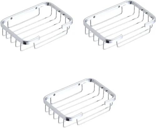 Cabilock Organizador de jabón de almacenamiento de jabón de baño, bandeja de jabón de montaje en pared, soporte para sopa, plato de jabón, soporte
