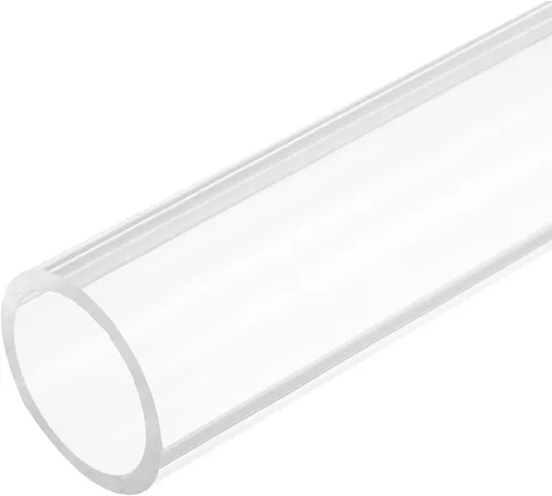 Miniatura 8 de MECCANIXITY Tubo de acrílico rígido redondo transparente 1mm(0.04") DI 3mm(1/8") DE 305mm(12") para lámparas y linternas, sistema de refrigeración
