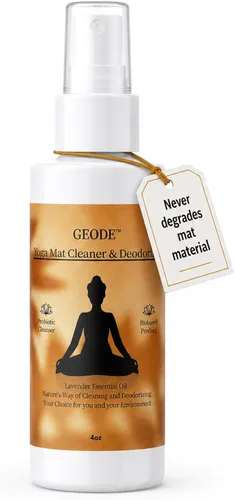 Miniatura 10 de Spray limpiador y desodorante para esterillas de yoga, fórmula de aceite esencial de lavanda para esterillas de yoga, reformadores de pilates
