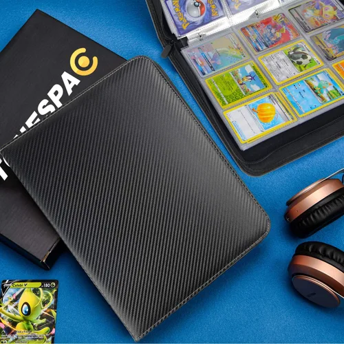 Miniatura 6 de Carpeta de 900 tarjetas de 9 bolsillos, bolsillo de doble cara con hojas extraíbles, carpeta de tarjetas de poliuretano, carpeta de tarjetas