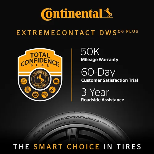 Miniatura 5 de Continental ExtremeContact DWS06 PLUS UHP - Neumático para pasajeros 285/30ZR19 98Y XL para todas las estaciones
