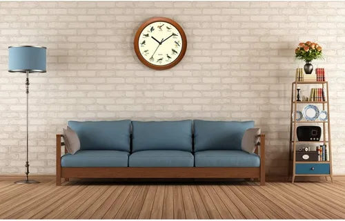 Miniatura 2 de Reloj de pared de pájaro cantante de 12 pulgadas con nombres y canciones de pájaros
