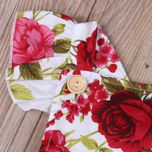 Miniatura 3 de 2 piezas de ropa para bebé recién nacido, overol a rayas, traje de diadema para niñas de 0 a 24 meses