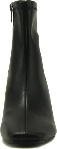 Miniatura 3 de Delicious ADENA Botines de tacón de bloque con punta cuadrada para mujer, suave y elástico, con cremallera lateral