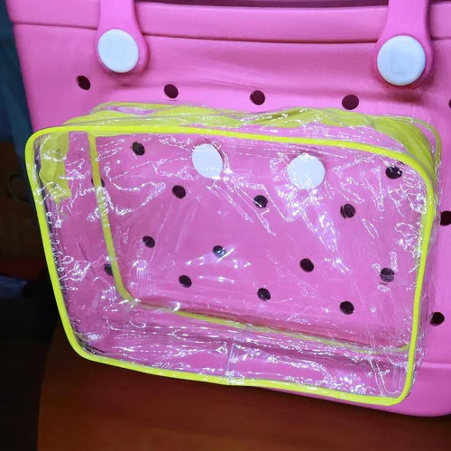Miniatura 2 de Bolsa transparente para bolsa Bogg, Amarillo, Playa