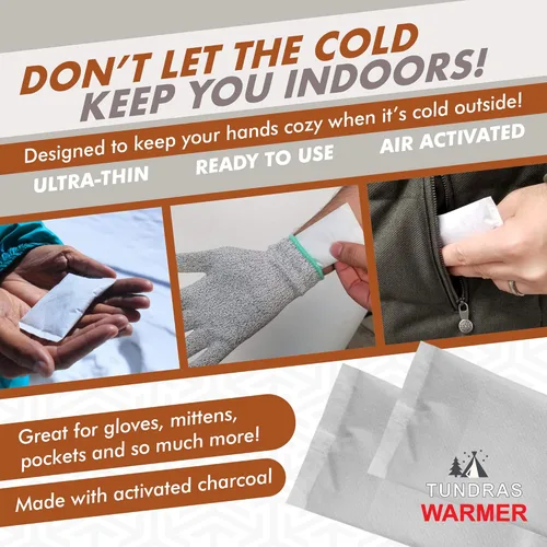 Miniatura 3 de Calentadores de manos calientes, paquete de calor – 80 unidades – 11 horas de larga duración, natural, seguro e inodoro, paquete de calor activado