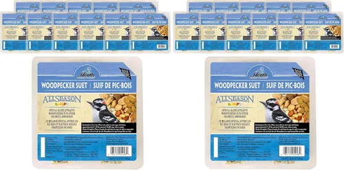Miniatura 6 de Heath Woodpecker - Pastel de sebo para pájaros carpinteros, 5.2 pulgadas, 10 onzas, paquete de 12, mezcla atrae pájaros carpinteros y pájaros