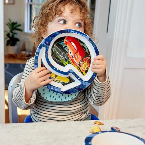 Miniatura 6 de The First Years Disney/Pixar Cars - Juego de vajilla – Platos y utensilios para niños pequeños – 4
