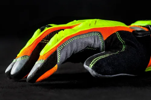 Miniatura 8 de Guantes de trabajo Ironclad para hombre EXO Hi Viz ImpactX, amarillo y naranja de alta visibilidad, X-Large, 1 unidad EE. UU