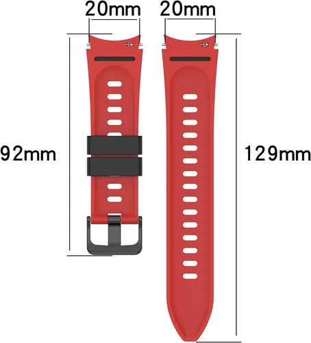 Miniatura 8 de VeveXiao Correa deportiva compatible con Samsung Galaxy Watch 5 Pro de 1.772 pulgadas/Watch 4 Classic 1.654 pulgadas/1.811 pulgadas, sin huecos