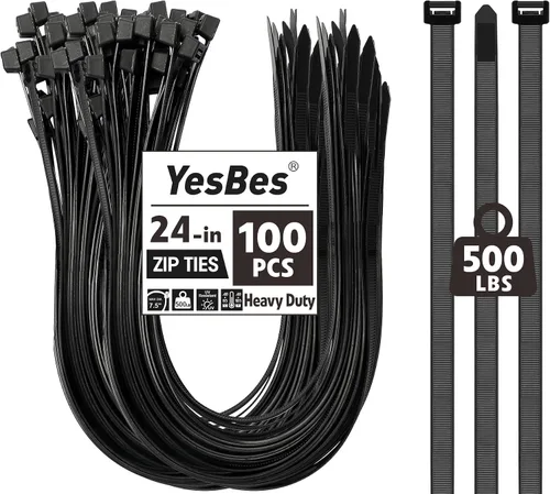 Miniatura 13 de 5000 bridas de 4 pulgadas, bridas pequeñas con resistencia a la tracción de 18 libras, bridas negras para uso en interiores y exteriores, bridas