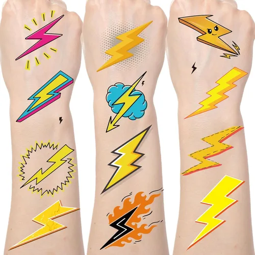 Miniatura 10 de Tatuajes temporales con temática de béisbol – Más de 200 decoraciones de fiesta de cumpleaños de béisbol, regalos de calcomanías de tatuaje