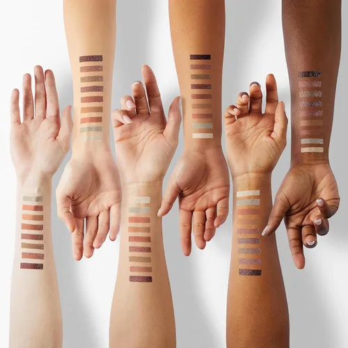 Miniatura 4 de dasique - Paleta de sombras #01 Sugar Brownie, libre de crueldad, 9 tonos combinables en acabados mate suave y brillante con hermosas perlas