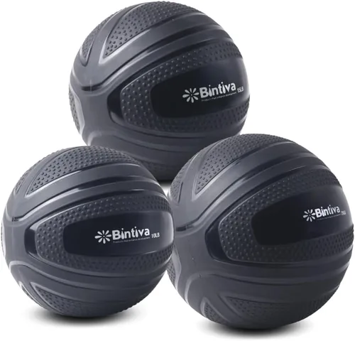 Miniatura 9 de bintiva Pelota de Golpe sin Rebote - Bola Pesada para Ejercicio con Peso para Rutinas de Entrenamiento y Fitness - Bola de Peso Muerto Medicinal