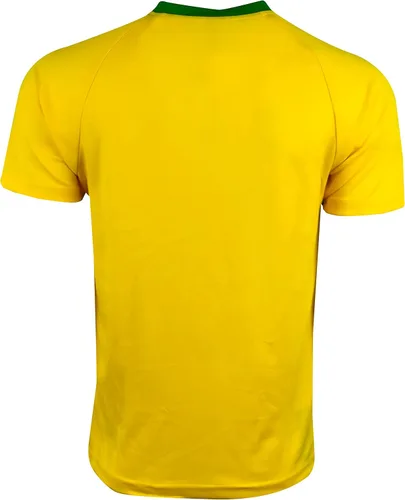 Miniatura 5 de Icon Sports Camiseta de rendimiento de Brasil para niño, camiseta de fútbol de Brasil, camiseta de manga corta de fútbol de Brasil