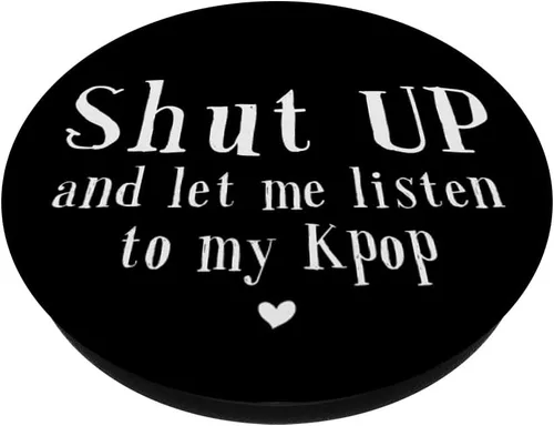 Miniatura 2 de Kpop Funny Gift K-pop Merch - Soporte para teléfonos y tabletas, Negro