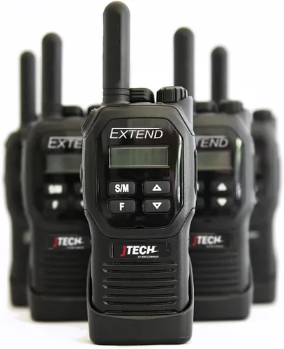Miniatura 2 de JTECH Extender la radio bidireccional de 2 canales con cargador y batería