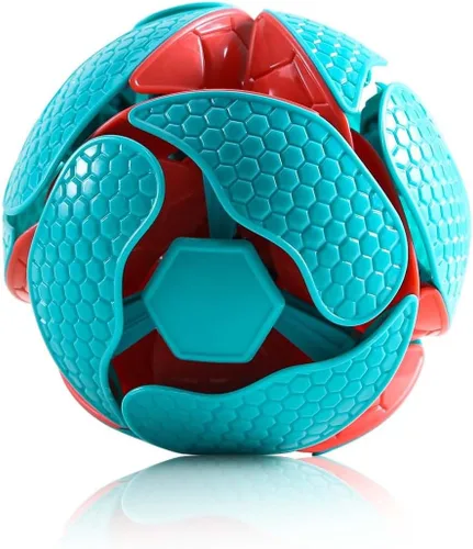 Pelota de juguete - Fútbol lanzado a mano, bola de deformación que cambia de color, forma fresca