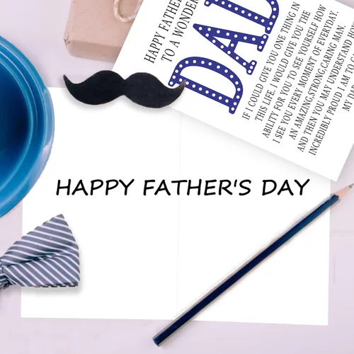 Miniatura 5 de YiKaLus Tarjeta significativa para el día del padre para papá, hijo, hija a papá, el mejor regalo