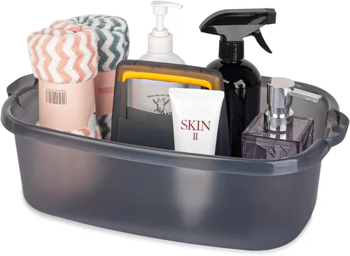 Miniatura 4 de Large Cleaning Supplies Caddy Portable Shower Basket Supply Organizer with Handle Plastic Bucket Tool Storage for Bathroom, Bedroom, Kitchen