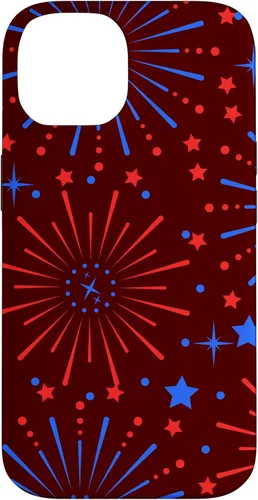 Miniatura 4 de Funda patriótica para iPhone 13 4 de julio con la bandera de Estados Unidos y la independencia de Estados Unidos