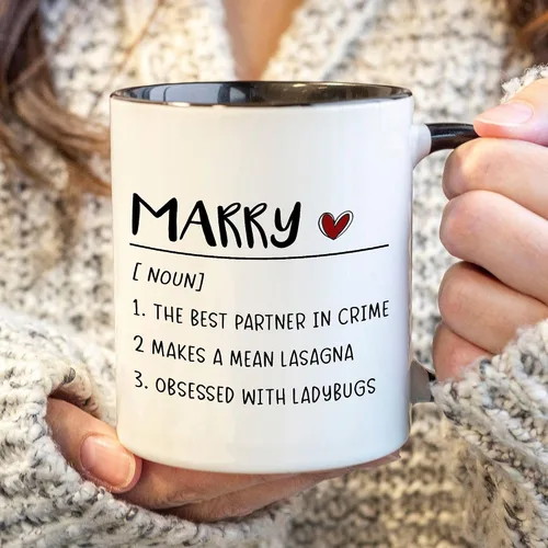 Miniatura 15 de Taza personalizada para hermana con foto y nombre, taza de café de 11 onzas y 15 onzas