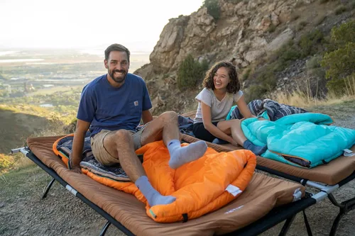 Miniatura 4 de Bolsas de dormir TETON Celsius Regular, 25F, 20F, 0F grados, bolsa para todo clima para adultos y niños, camping fácil y cálido, bolsa de viaje