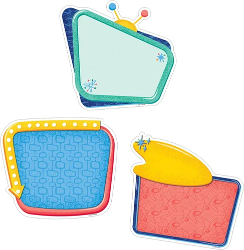 Miniatura 22 de Creative Teaching Press Banderines 6" Designer Cut-Outs (0857)