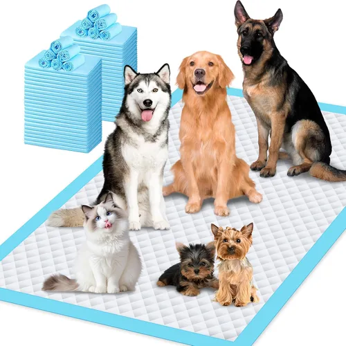 Miniatura 14 de Gimars Almohadillas de carbón extra grandes XXL con control de olores para perros, 9 capas gruesas ultra absorbentes, a prueba de fugas
