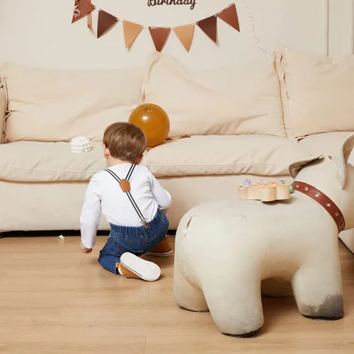 Miniatura 58 de Conjunto de ropa de cumpleaños para bebé niño pequeño, con tirantes, pantalones de mezclilla rasgados